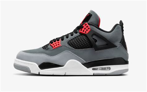 nike jordan grijs wit zwart|jordan 4 sneakers heren.